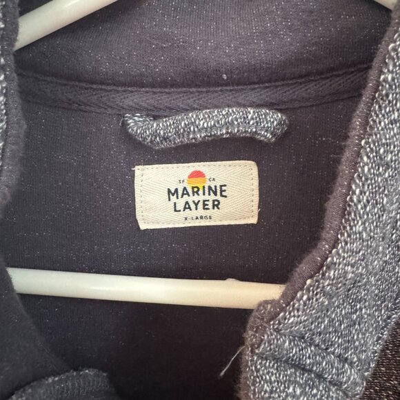 Marine Layer Clayton Pullover in India Ink, XL - Picture 5 of 5